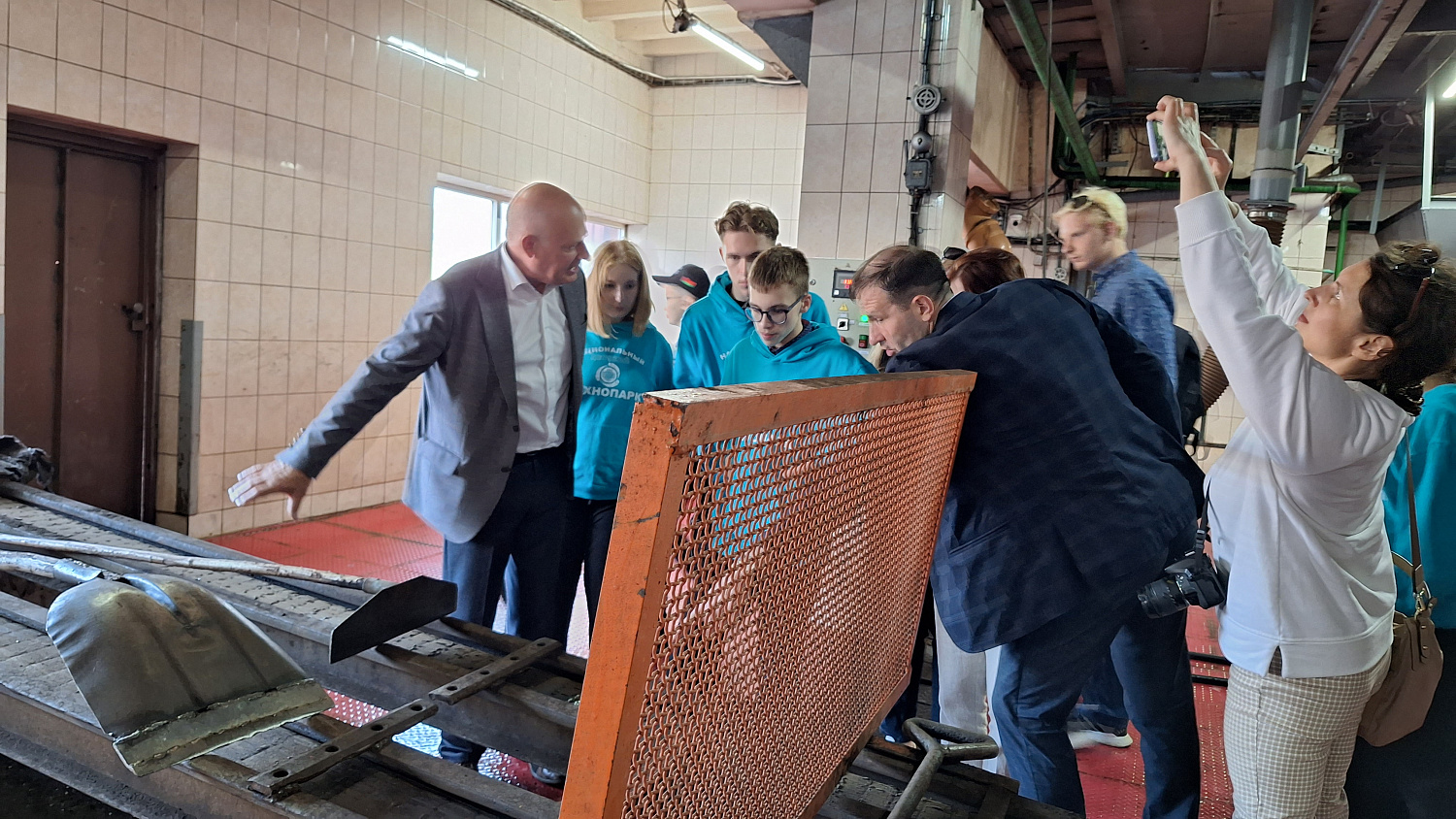 Учащиеся УО «Национальный детский технопарк» посетили ОАО «ТБЗ Дитва»